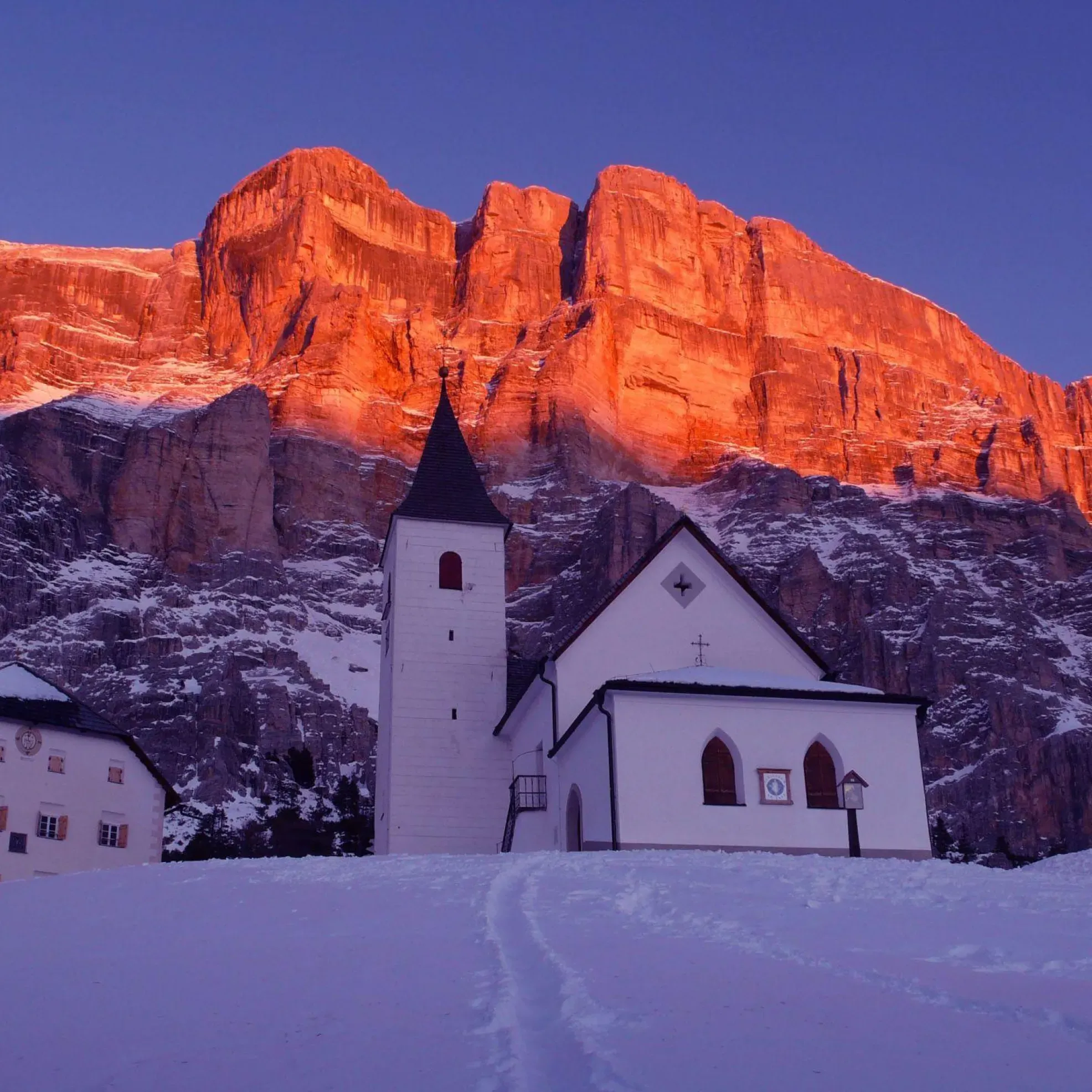 Alta Badia Chiesetta S Croce Hl Kreuz Kirchlein Church Santa Croce by Freddy Planinschek